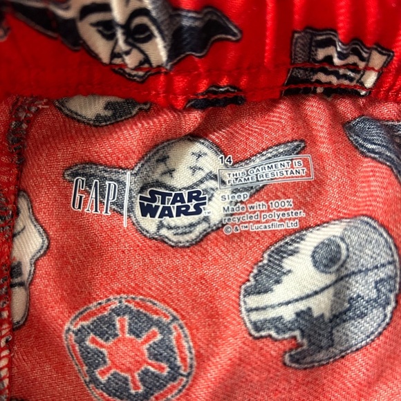 🔥GAP Star Wars Pajama Lounge Pants Boy's 14 - Picture 6 of 9